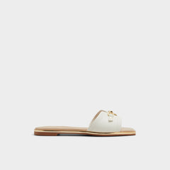 Alamassi Open White Women's Flats - Slide sandal | Aldo outlet