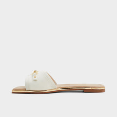 Alamassi Open White Women's Flats - Slide sandal | Aldo outlet