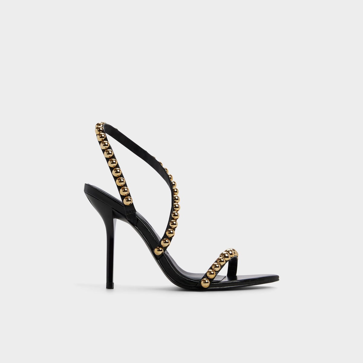 Attey in Black - Strappy heeled sandal, Stiletto heel | Aldo discount