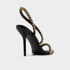 Attey in Black - Strappy heeled sandal, Stiletto heel | Aldo discount