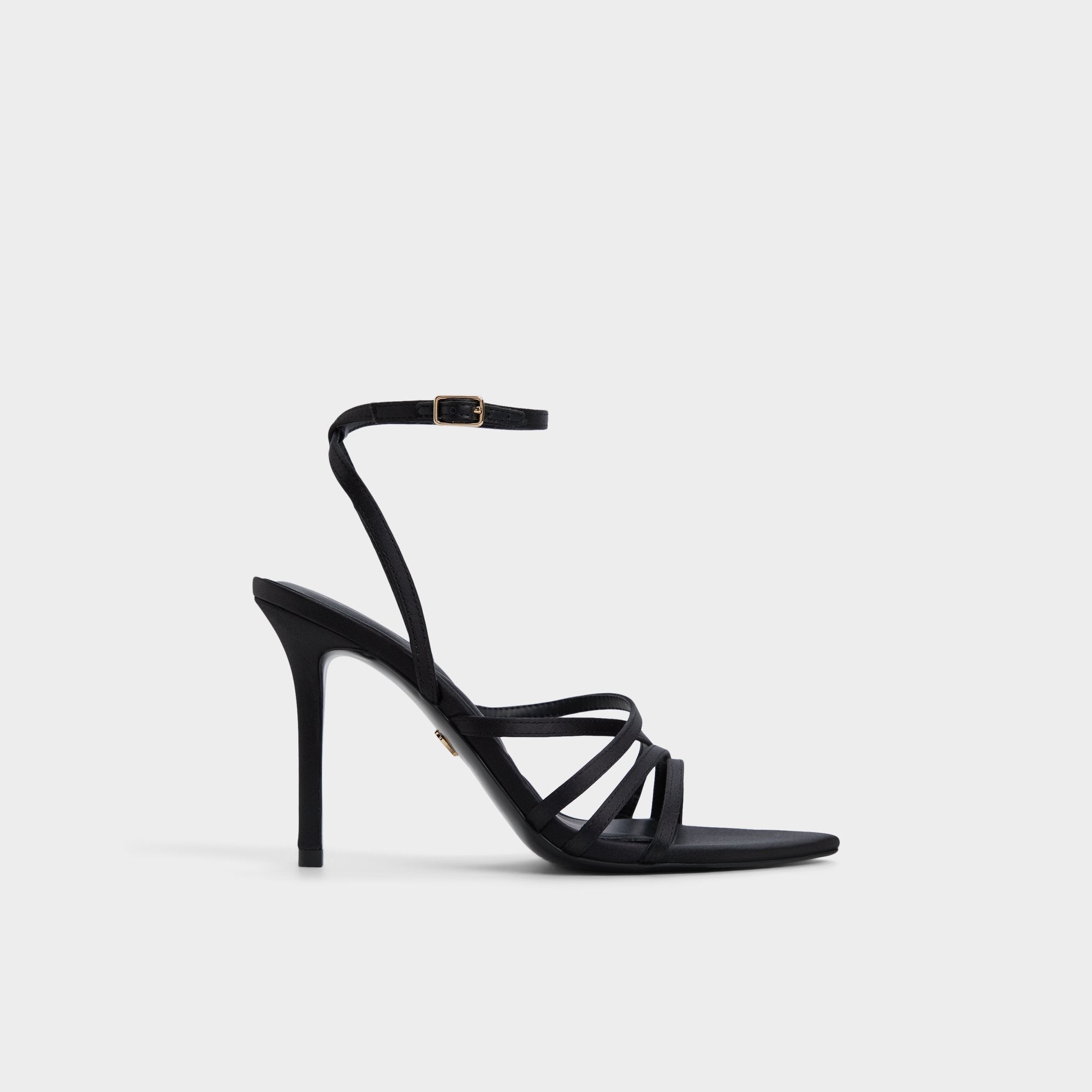 Solania Black Women's Strappy sandals - Strappy heeled sandal, Stiletto heel | Aldo outlet
