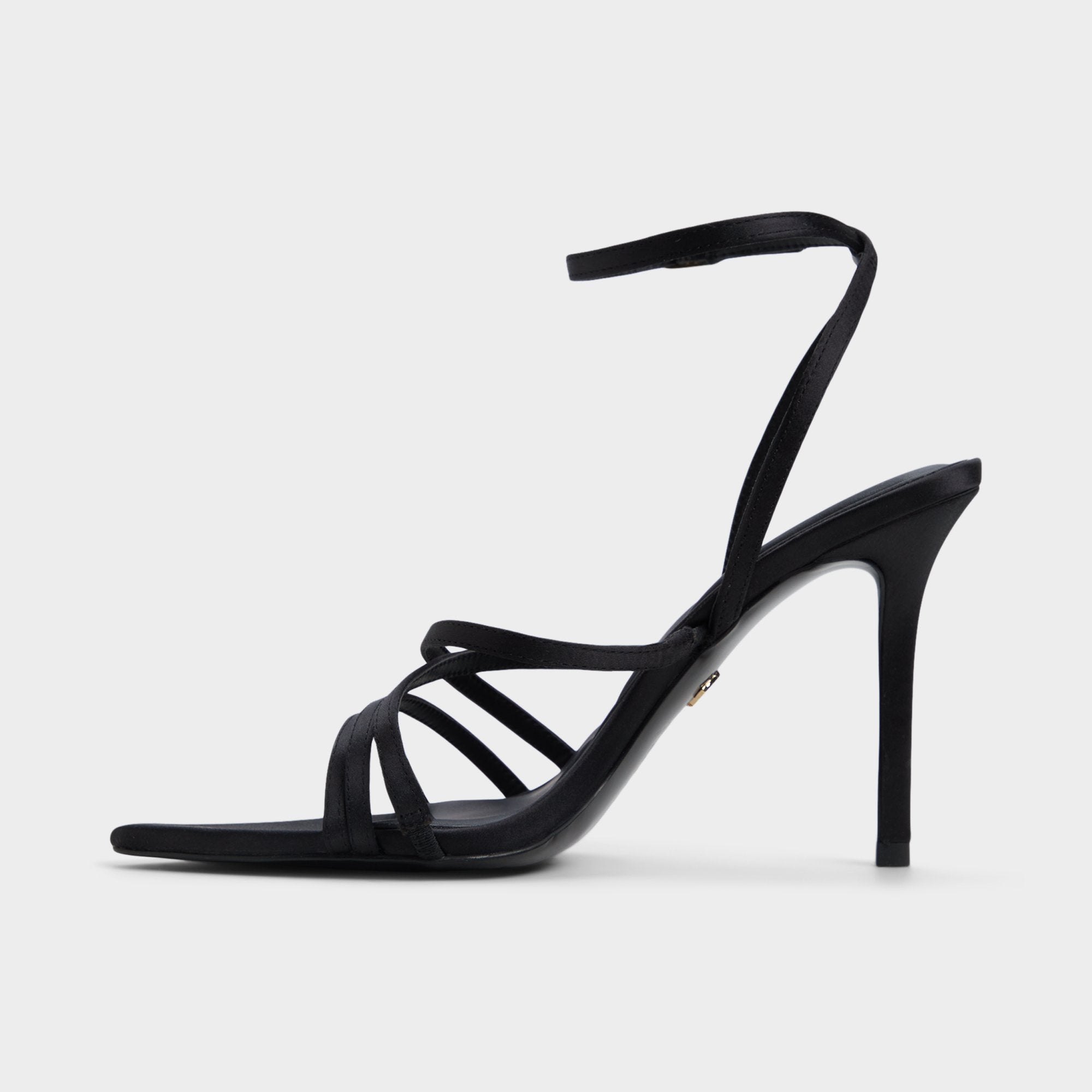Solania Black Women's Strappy sandals - Strappy heeled sandal, Stiletto heel | Aldo outlet