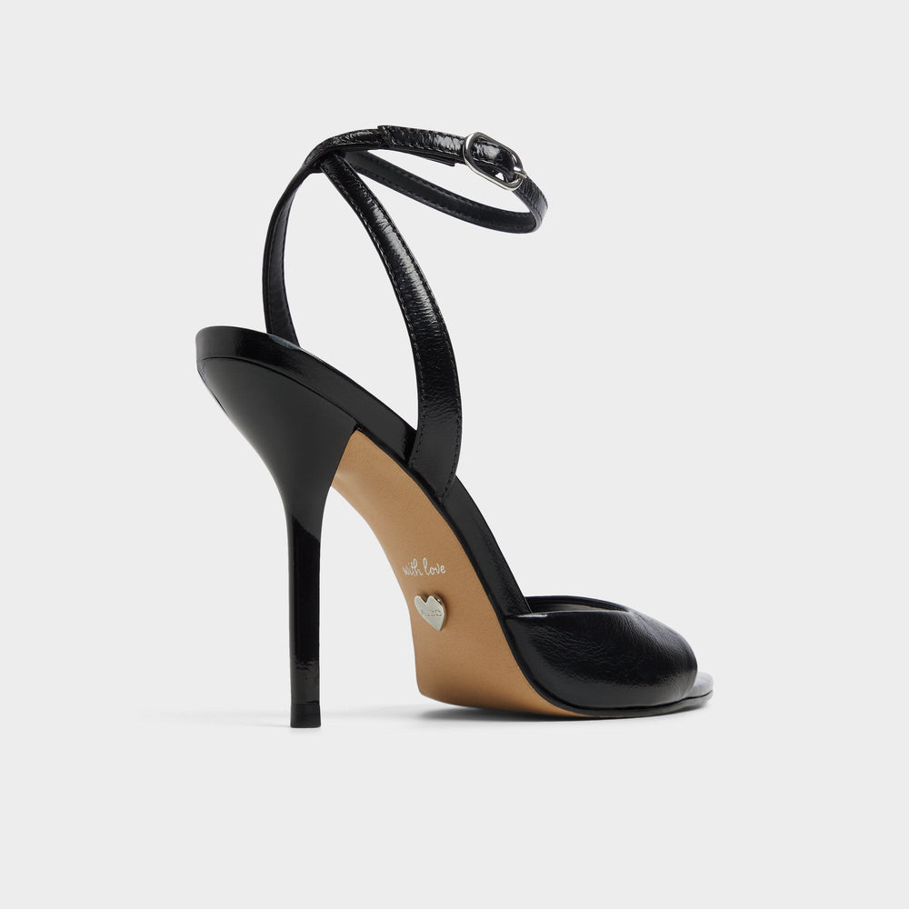 Forevermore Black Women's Strappy sandals - Strappy heeled sandal, Stiletto heel | Aldo sale