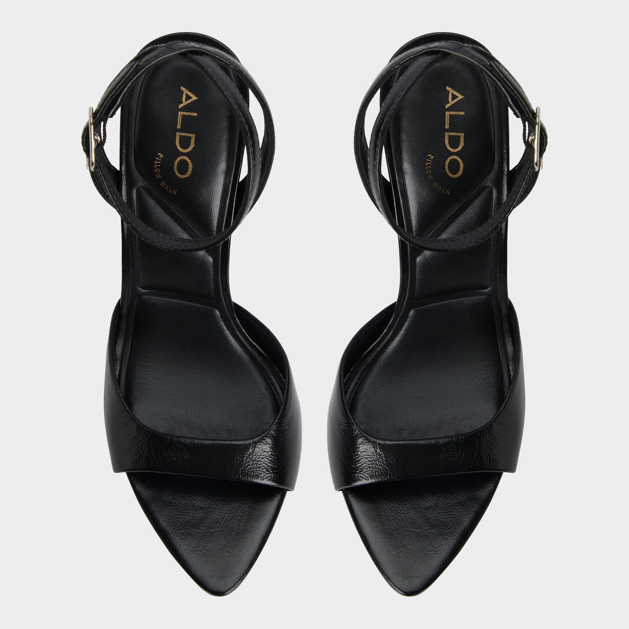 Forevermore Black Women's Strappy sandals - Strappy heeled sandal, Stiletto heel | Aldo sale