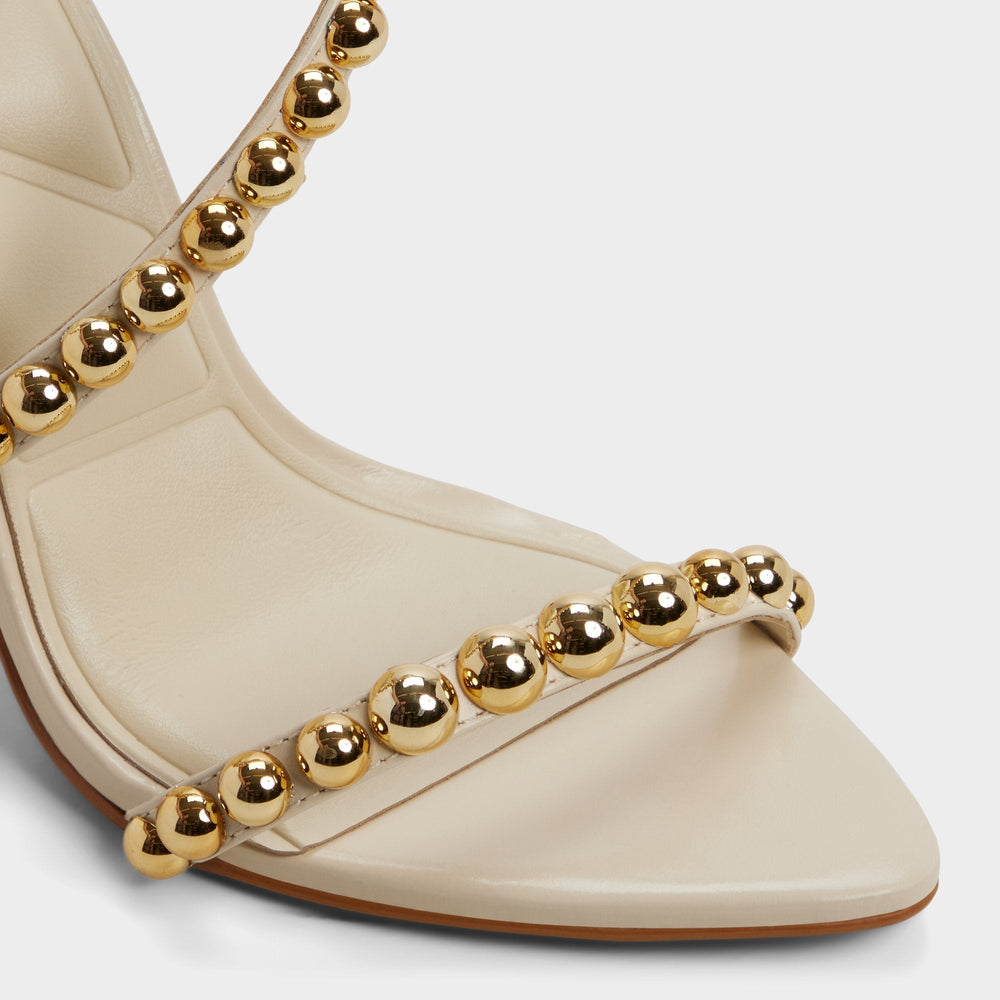 Attey in Cream - Strappy heeled sandal, Stiletto heel | Aldo discount