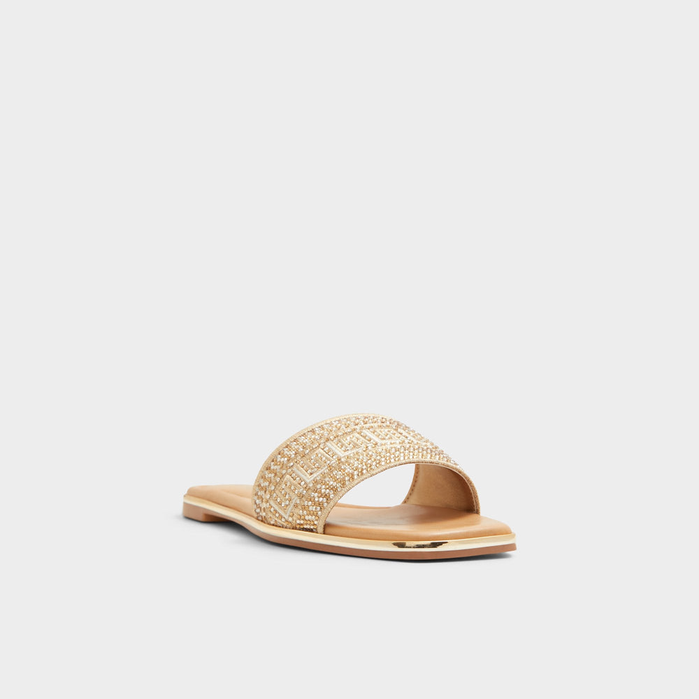 Oceania Gold Women's Flats - Slide sandal | Aldo outlet
