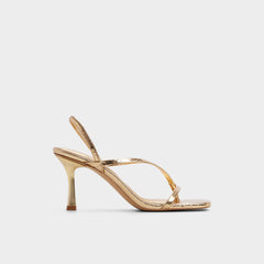 Riva in Gold 14213553 - Sling back heeled sandal, Stiletto heel | Aldo sale