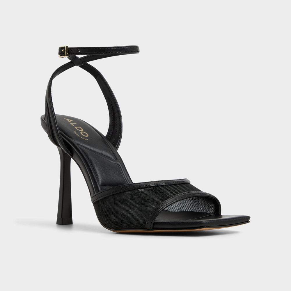 Sharra in Black 14119591 - Strappy heeled sandal, Stiletto heel | Aldo for sale