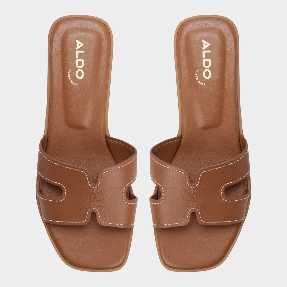 Itsandalb in Medium Brown - Slide sandal | Aldo online