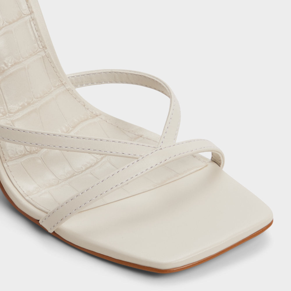 Beachglass in White Bone - Strappy heeled sandal | Aldo discount