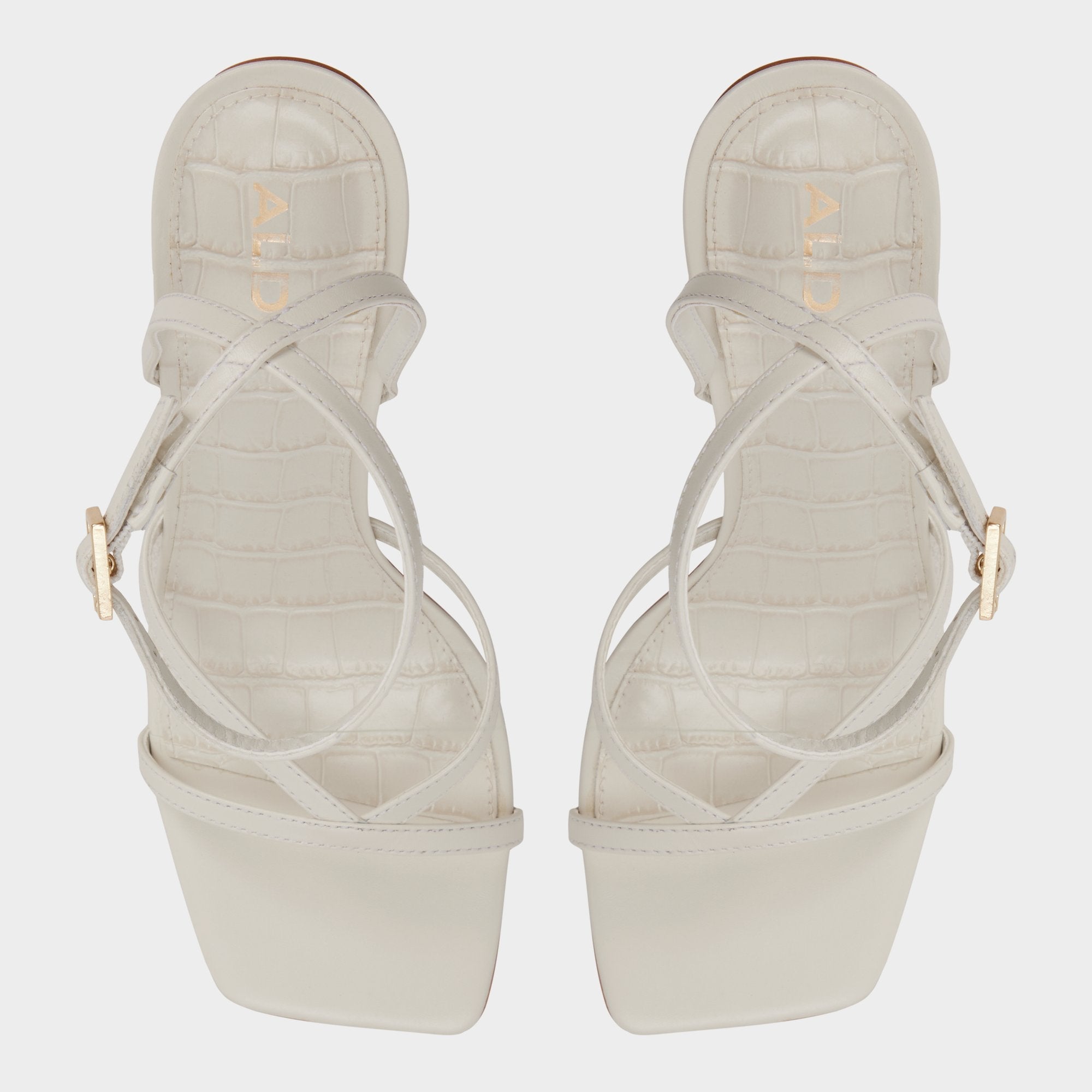 Beachglass in White Bone - Strappy heeled sandal | Aldo discount