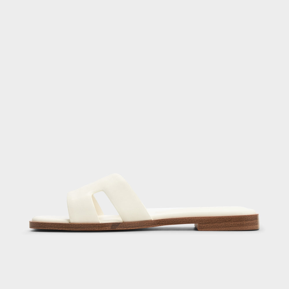 Itsandal White Women's Flats - Slide sandal | Aldo outlet