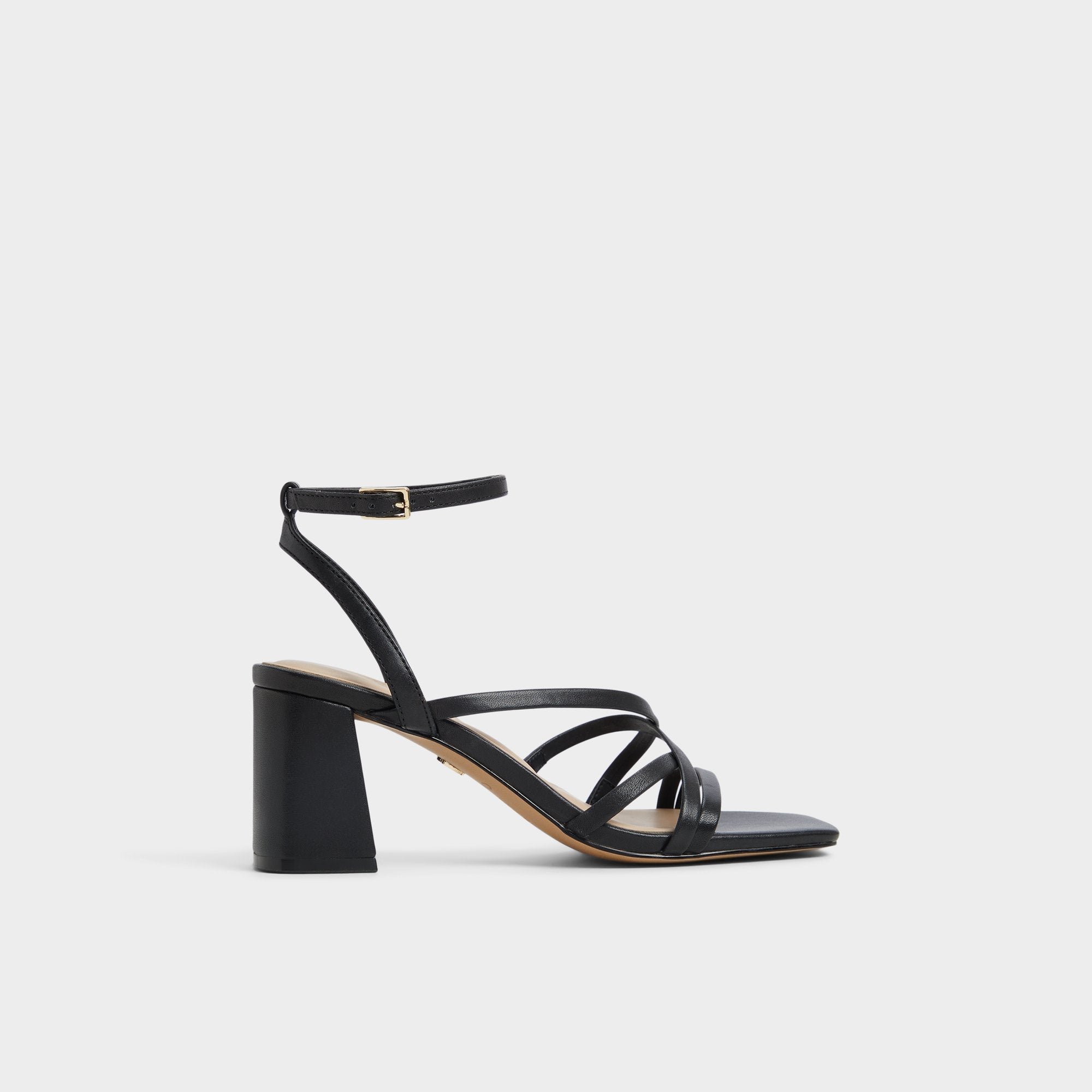 Esther Black Women's Block heels - Strappy heeled sandal, Block heel | Aldo on sale