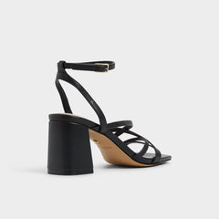 Esther Black Women's Block heels - Strappy heeled sandal, Block heel | Aldo on sale