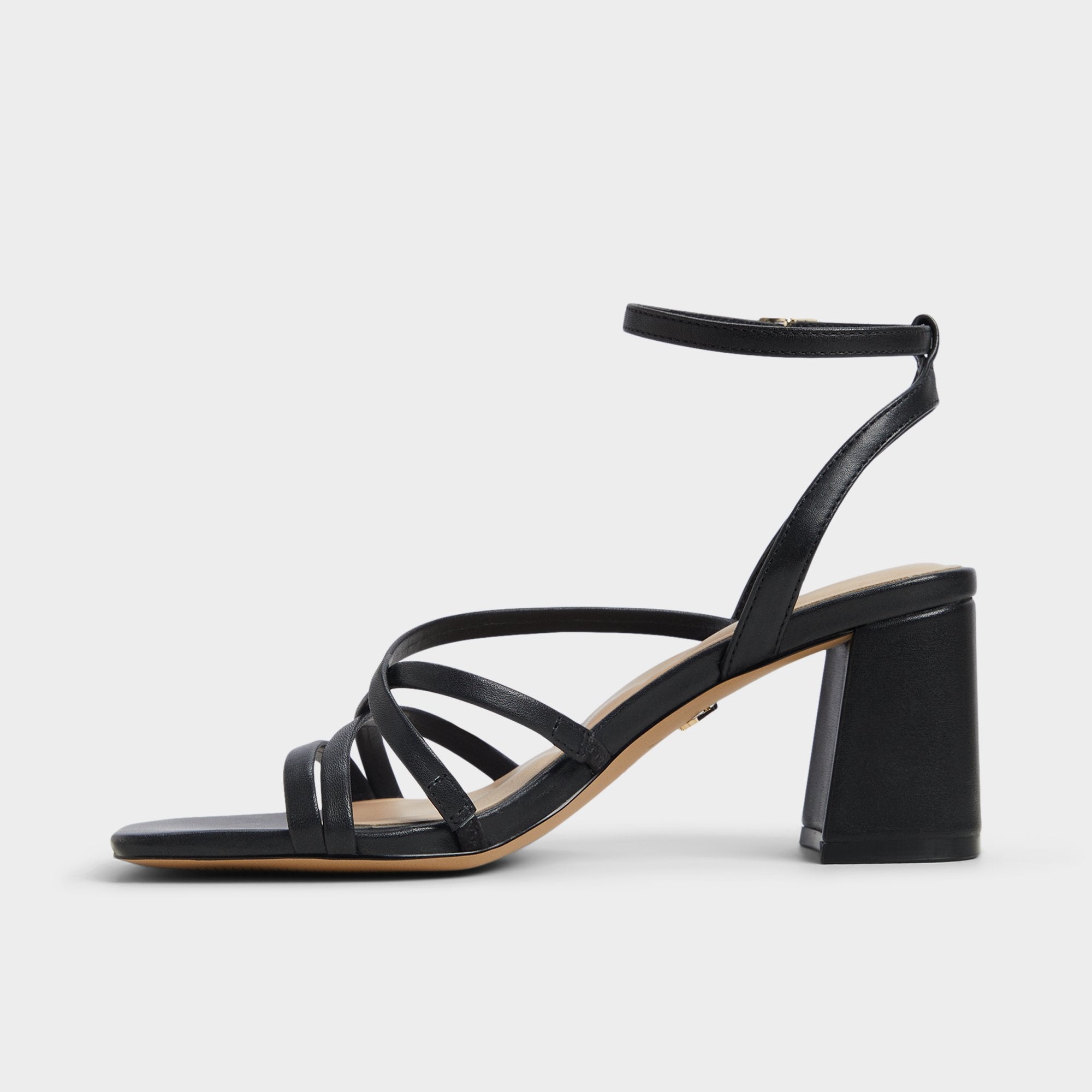 Esther Black Women's Block heels - Strappy heeled sandal, Block heel | Aldo on sale