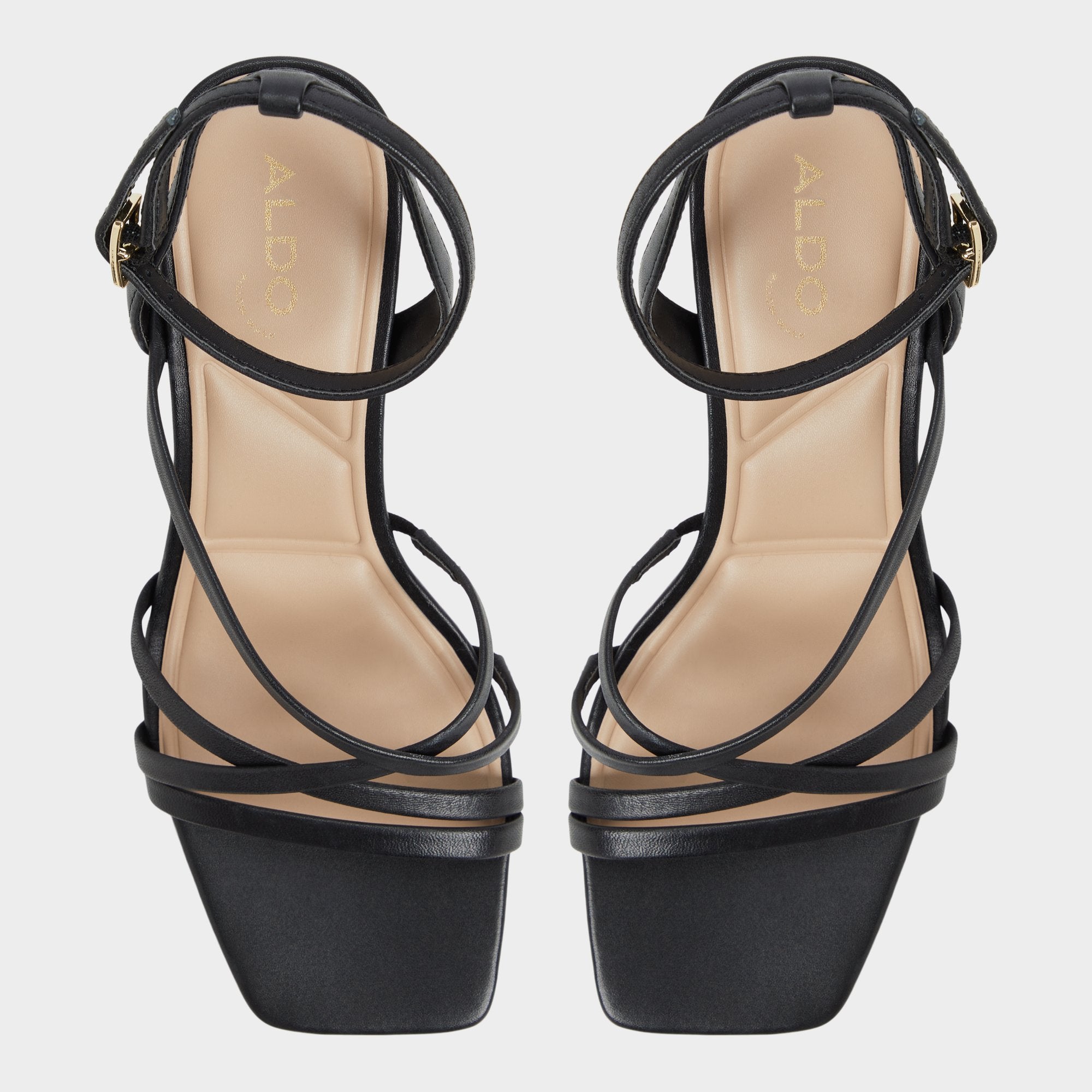 Esther Black Women's Block heels - Strappy heeled sandal, Block heel | Aldo on sale