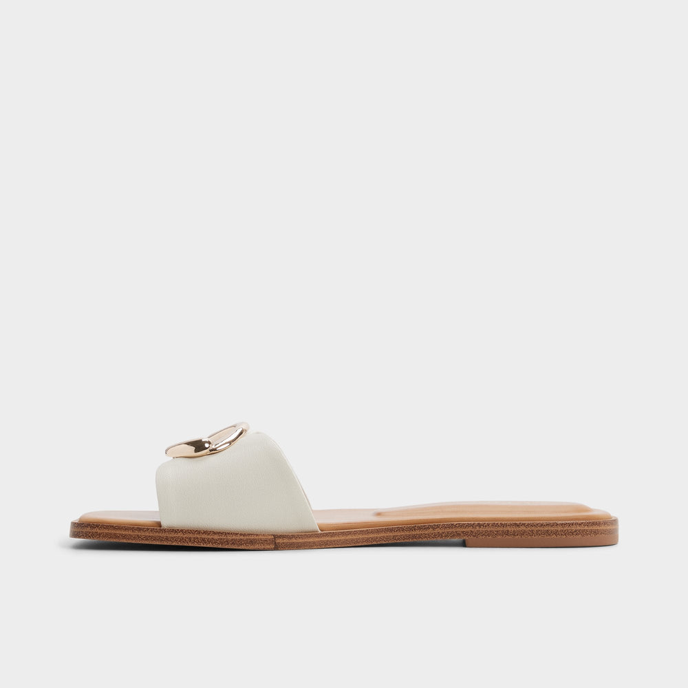 Biggin in White Bone - Slide sandal | Aldo online