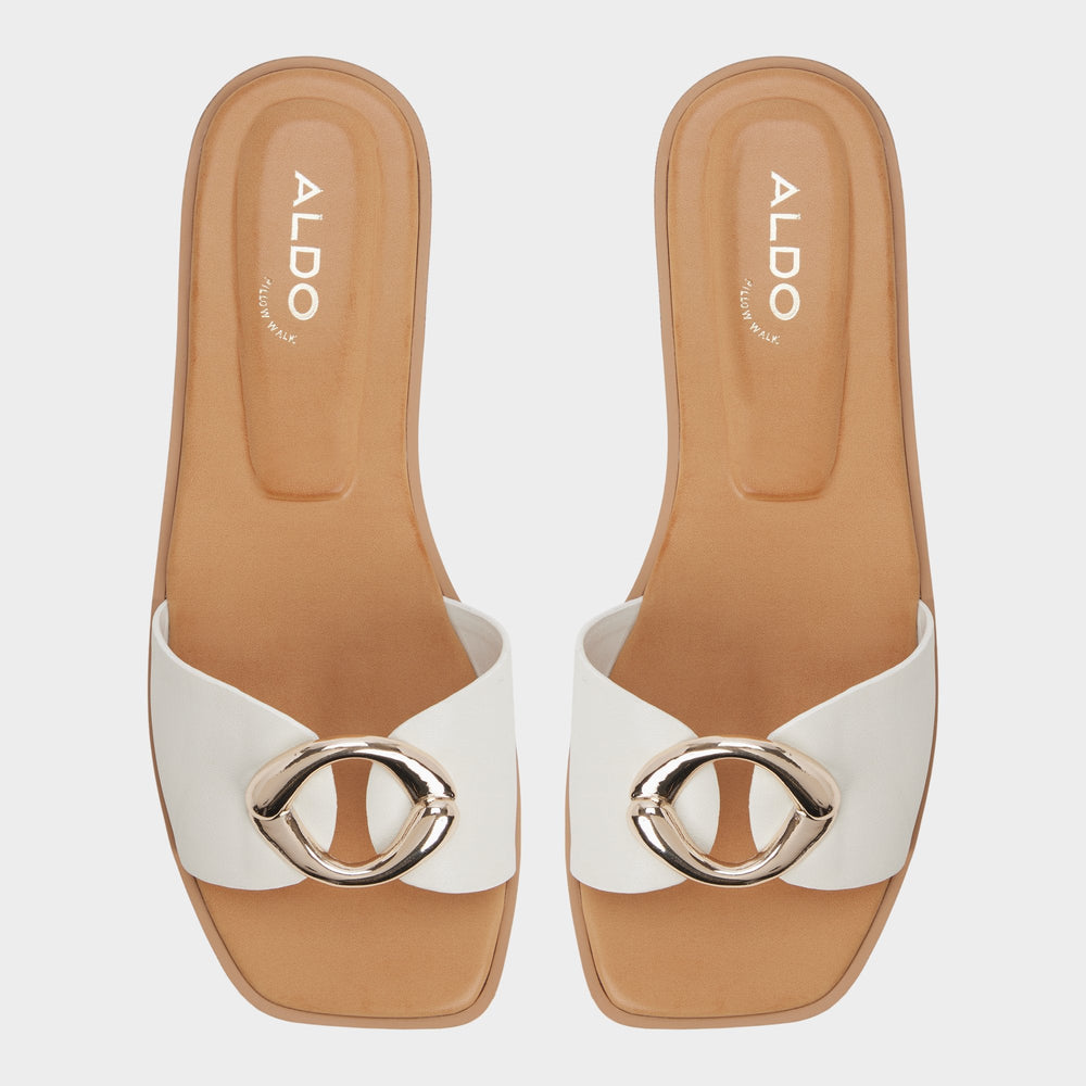 Biggin in White Bone - Slide sandal | Aldo online