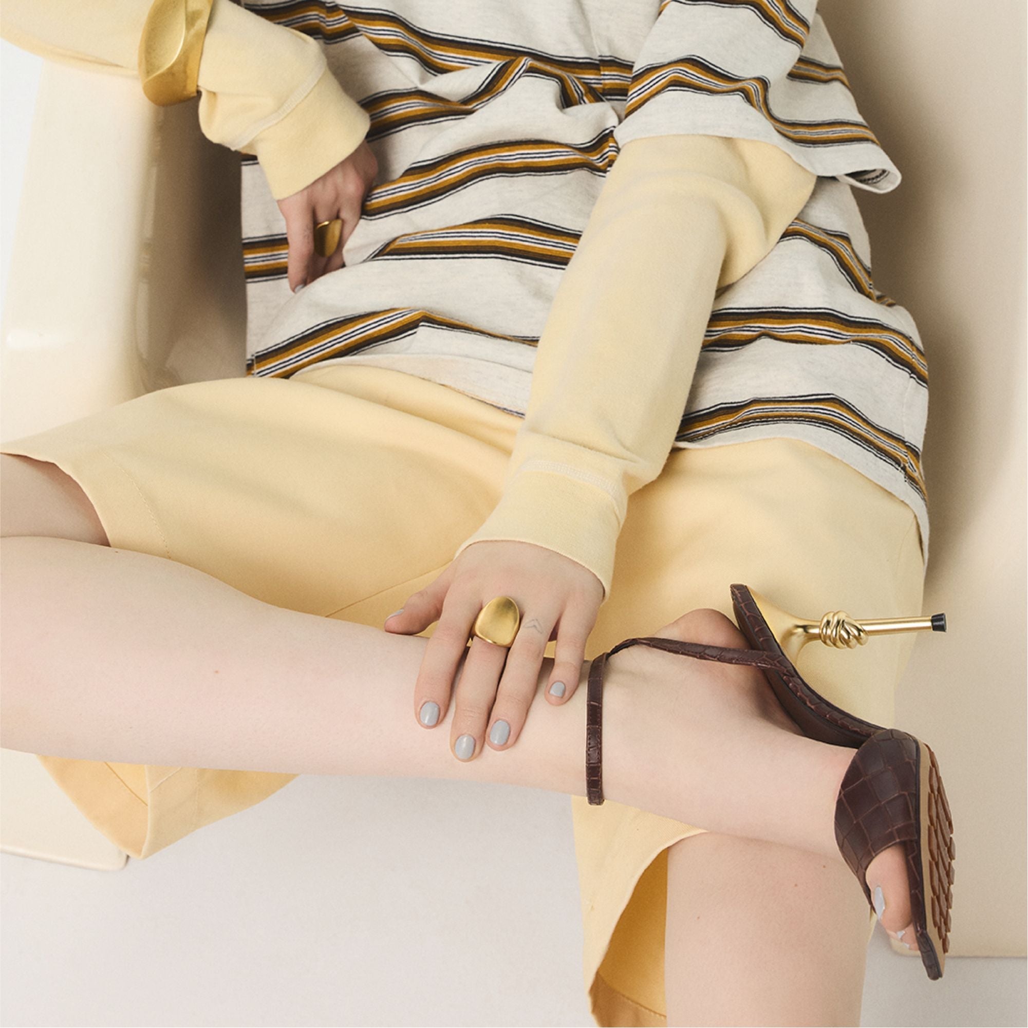 Harmonious in Dark Brown - Strappy heeled sandal | Aldo discount