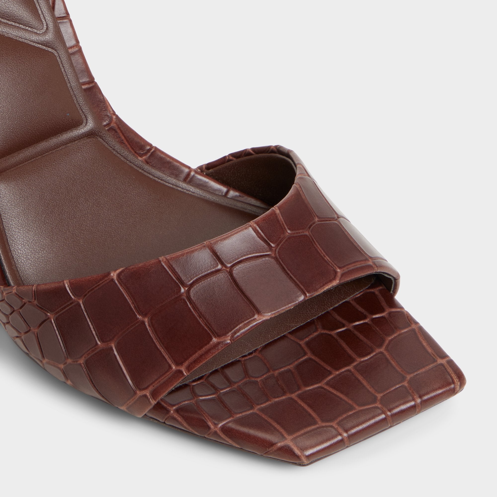 Harmonious in Dark Brown - Strappy heeled sandal | Aldo discount