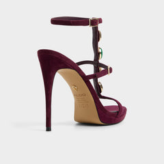 Opalia in Bordo - Strappy heeled sandal, Platform | Aldo sale