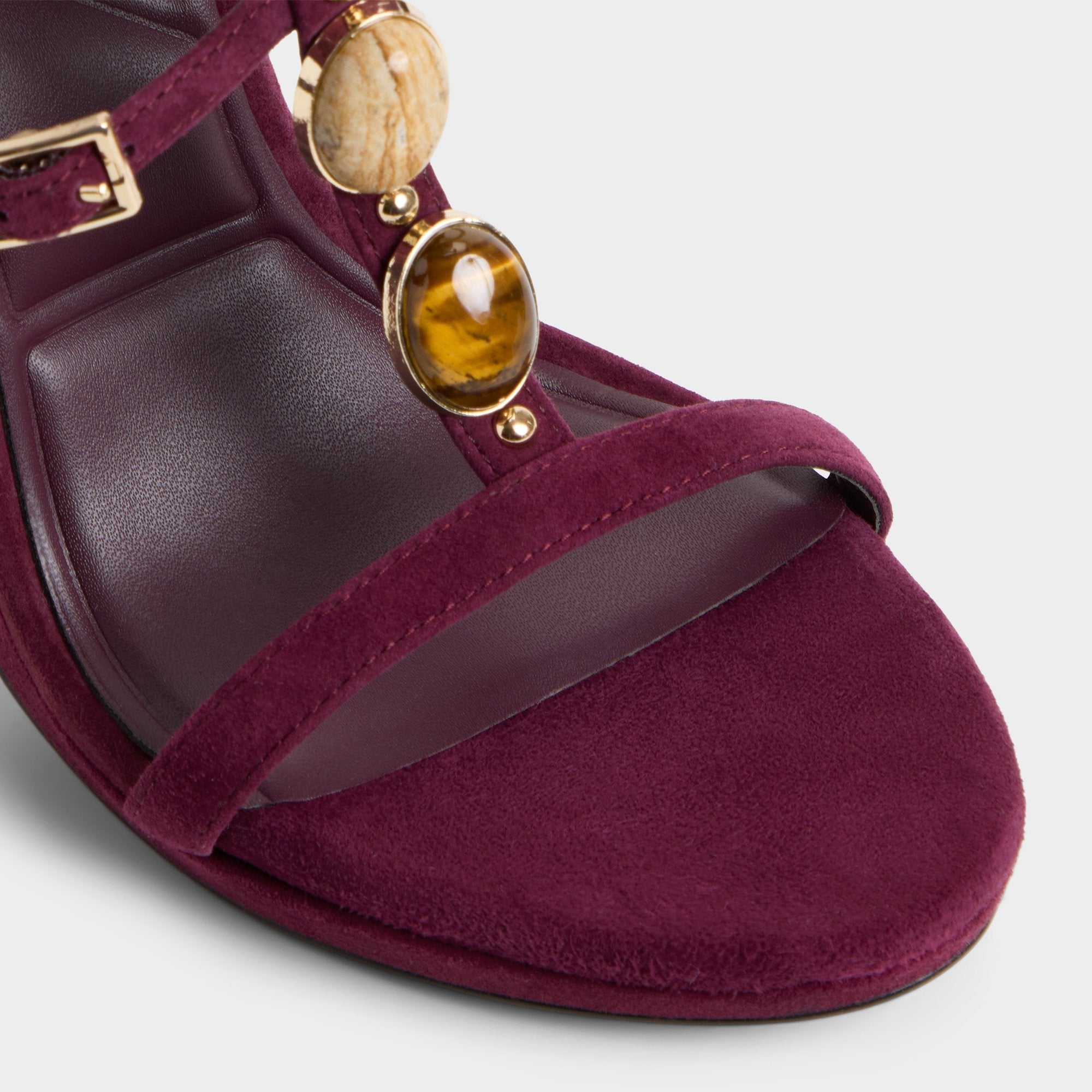 Opalia in Bordo - Strappy heeled sandal, Platform | Aldo sale