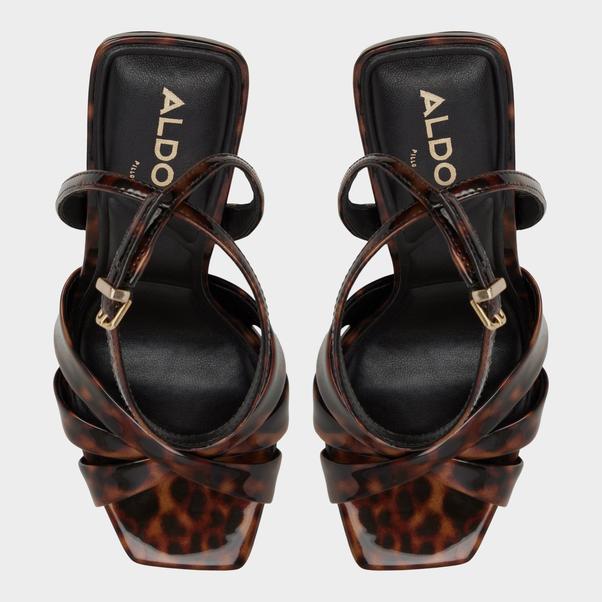 Meteora in Open Brown - Strappy heeled sandal, Stiletto heel | Aldo for sale