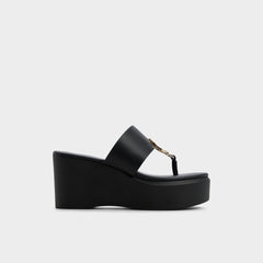 Friegan in Black - Slide sandal, Wedge heel | Aldo online