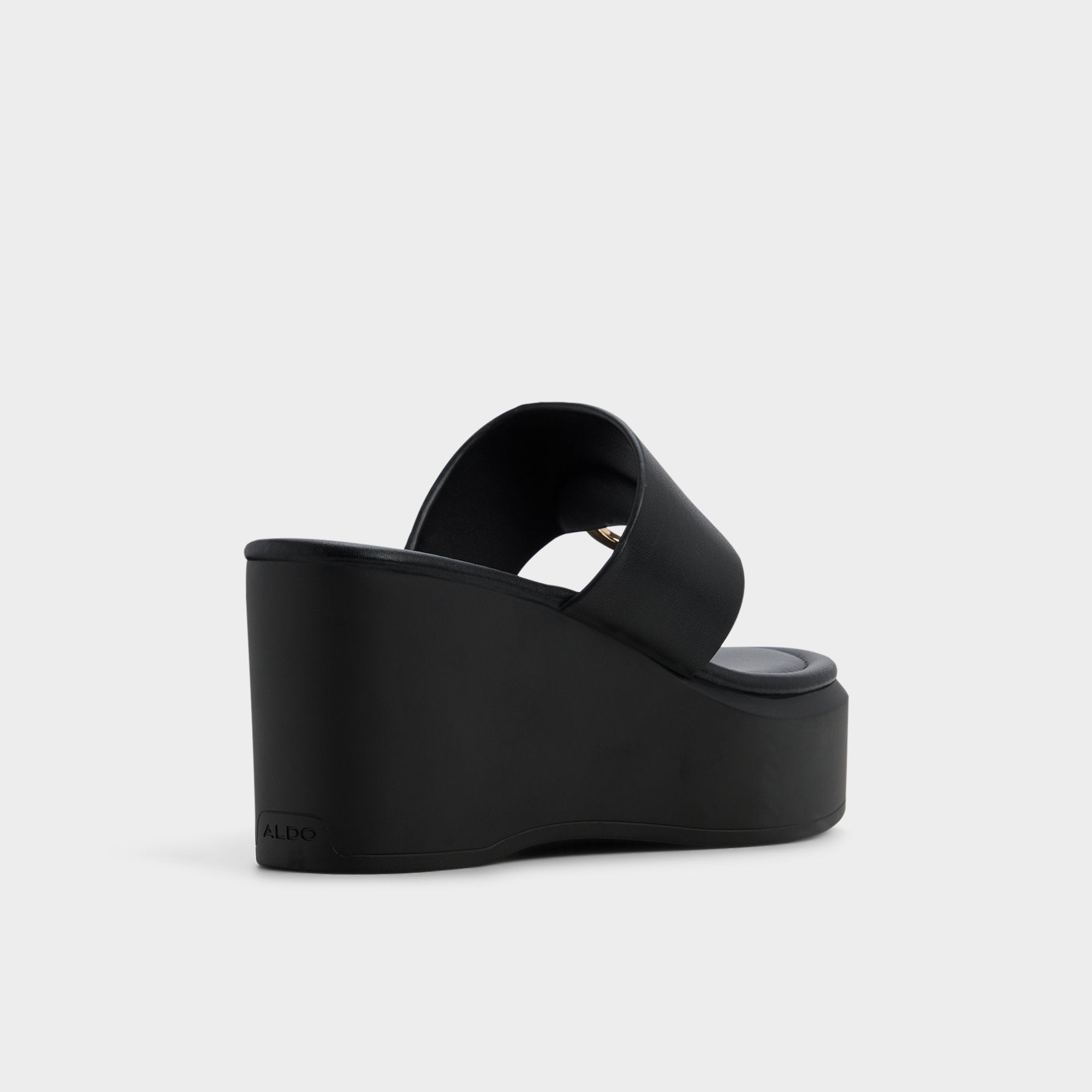Friegan in Black - Slide sandal, Wedge heel | Aldo online