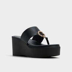 Friegan in Black - Slide sandal, Wedge heel | Aldo online