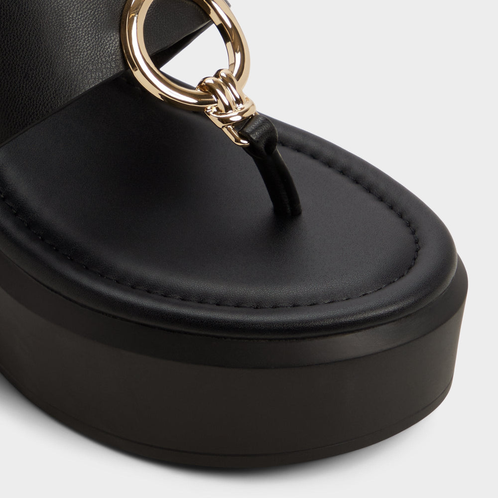 Friegan in Black - Slide sandal, Wedge heel | Aldo online