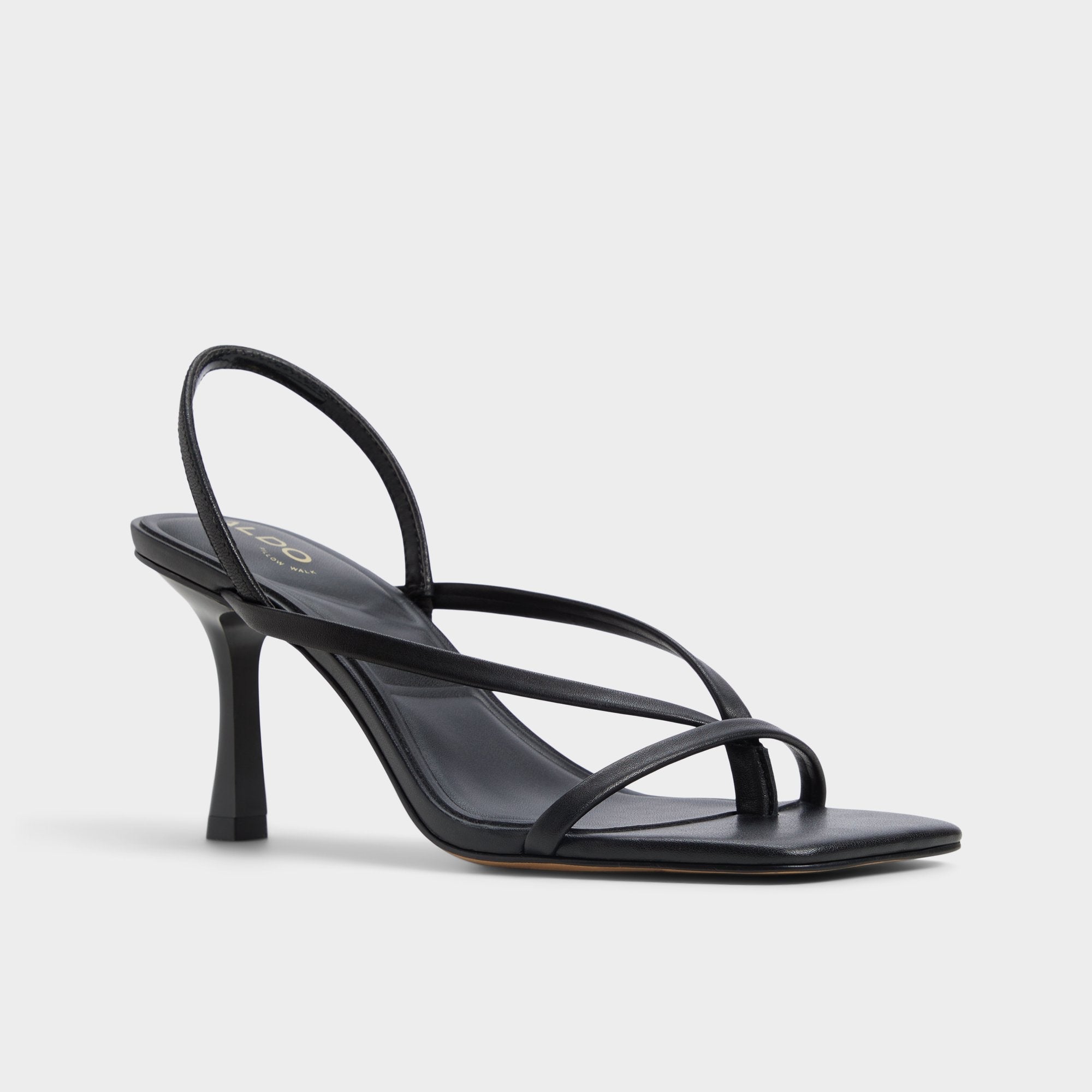 Riva Other Black Women's Strappy sandals - Sling back heeled sandal, Stiletto heel | Aldo discount
