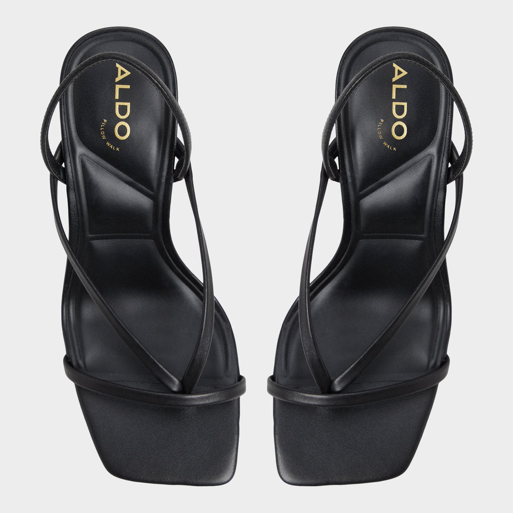 Riva Other Black Women's Strappy sandals - Sling back heeled sandal, Stiletto heel | Aldo discount