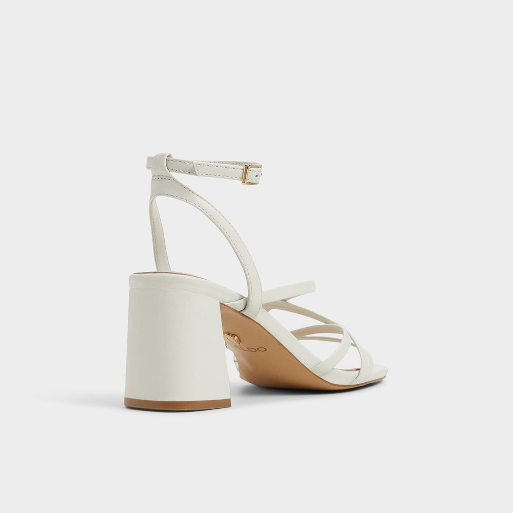 Esther Other White Women's Block heels - Strappy heeled sandal, Block heel | Aldo sale