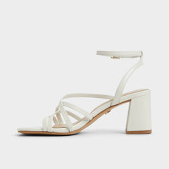 Esther Other White Women's Block heels - Strappy heeled sandal, Block heel | Aldo sale