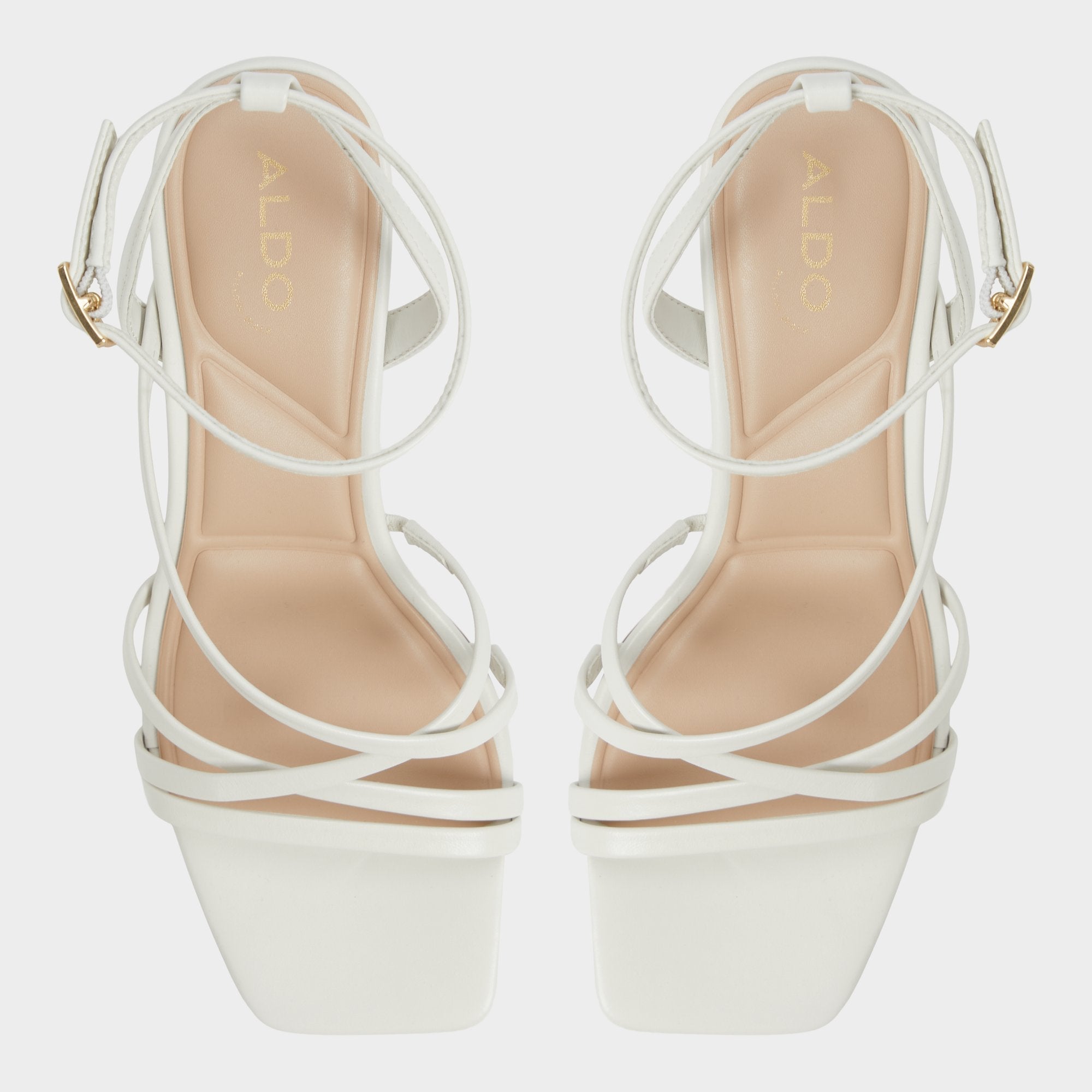 Esther Other White Women's Block heels - Strappy heeled sandal, Block heel | Aldo sale