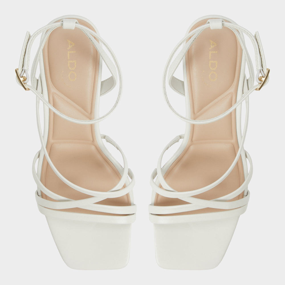 Esther Other White Women's Block heels - Strappy heeled sandal, Block heel | Aldo sale