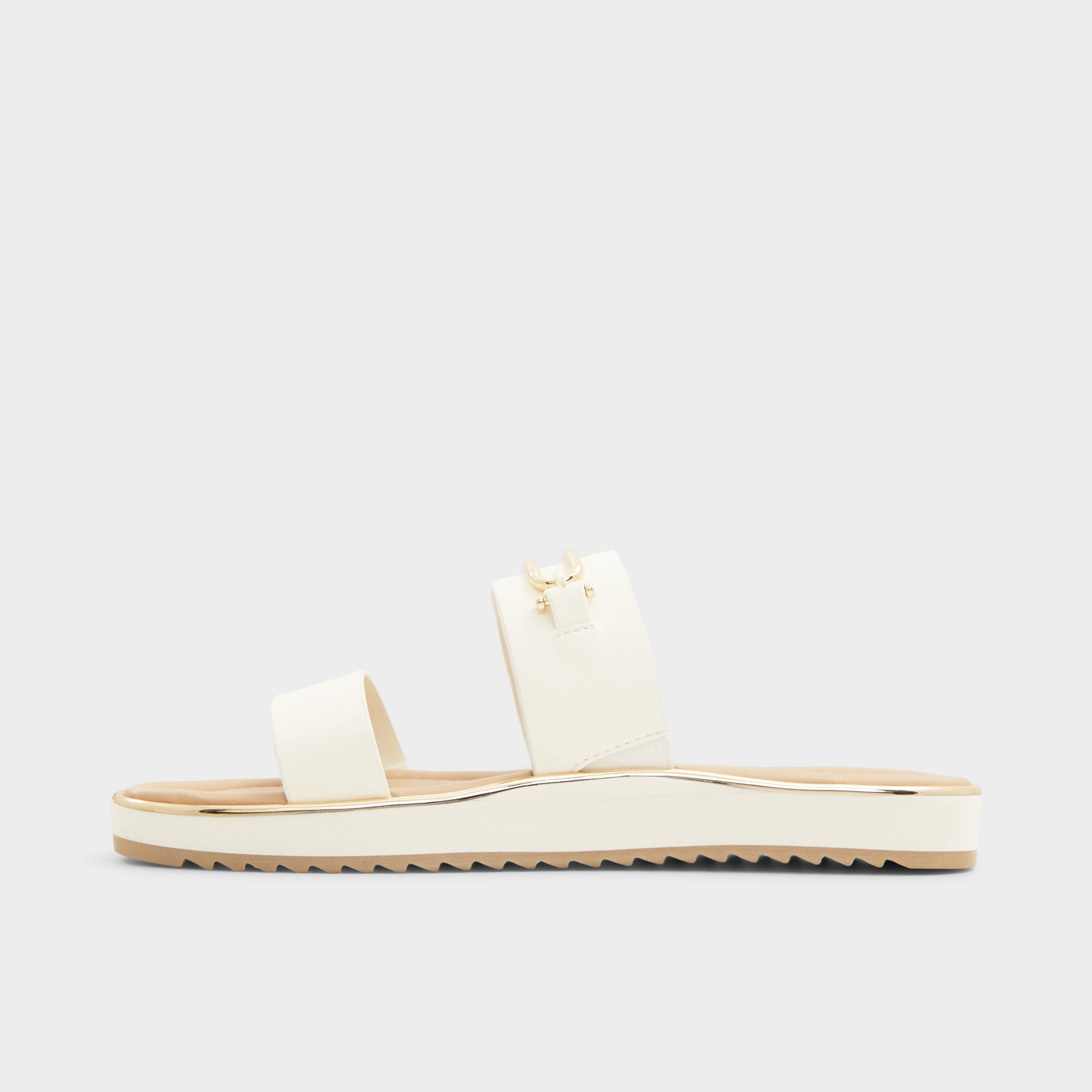 Lagoon White Women's Strappy sandals - Slide sandal, Footbed sandal | Aldo on sale