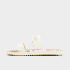 Lagoon White Women's Strappy sandals - Slide sandal, Footbed sandal | Aldo on sale