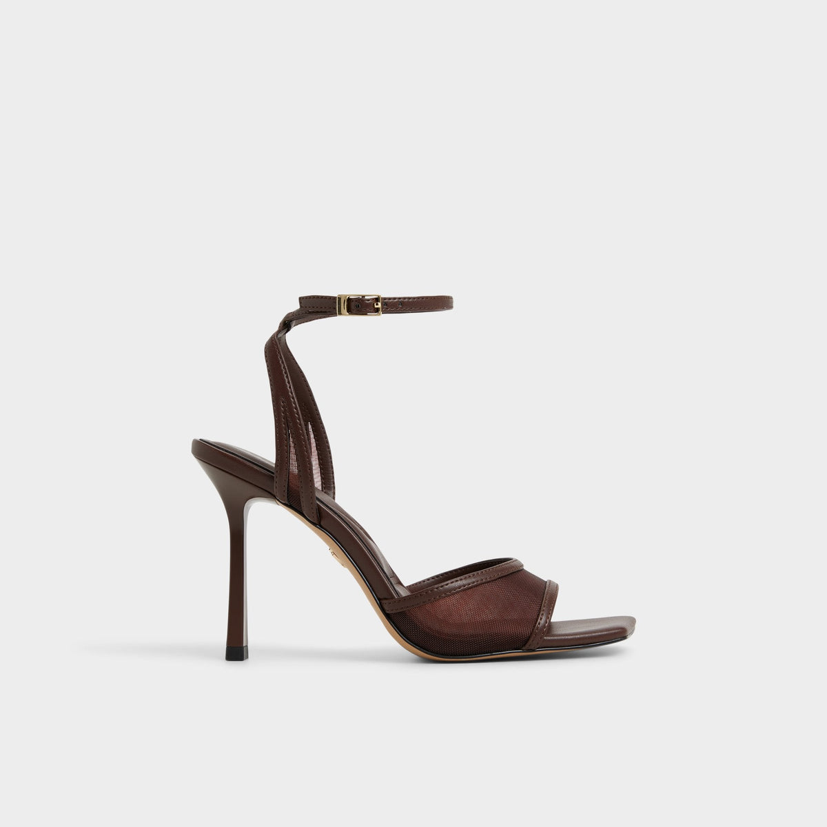 Sharra in Dark Brown - Strappy heeled sandal, Stiletto heel | Aldo for sale
