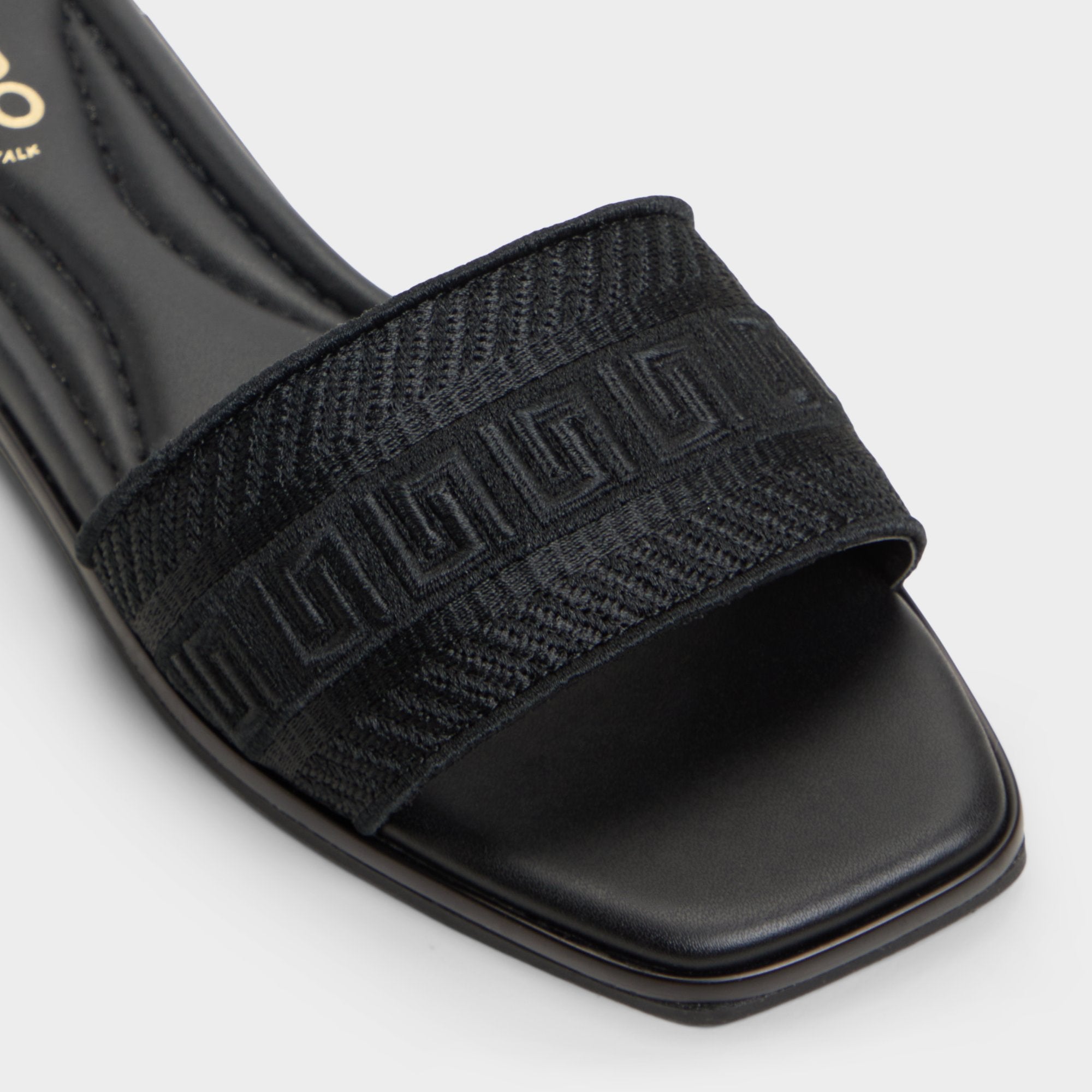 Oceania Black Women's Flats - Slide sandal | Aldo discount