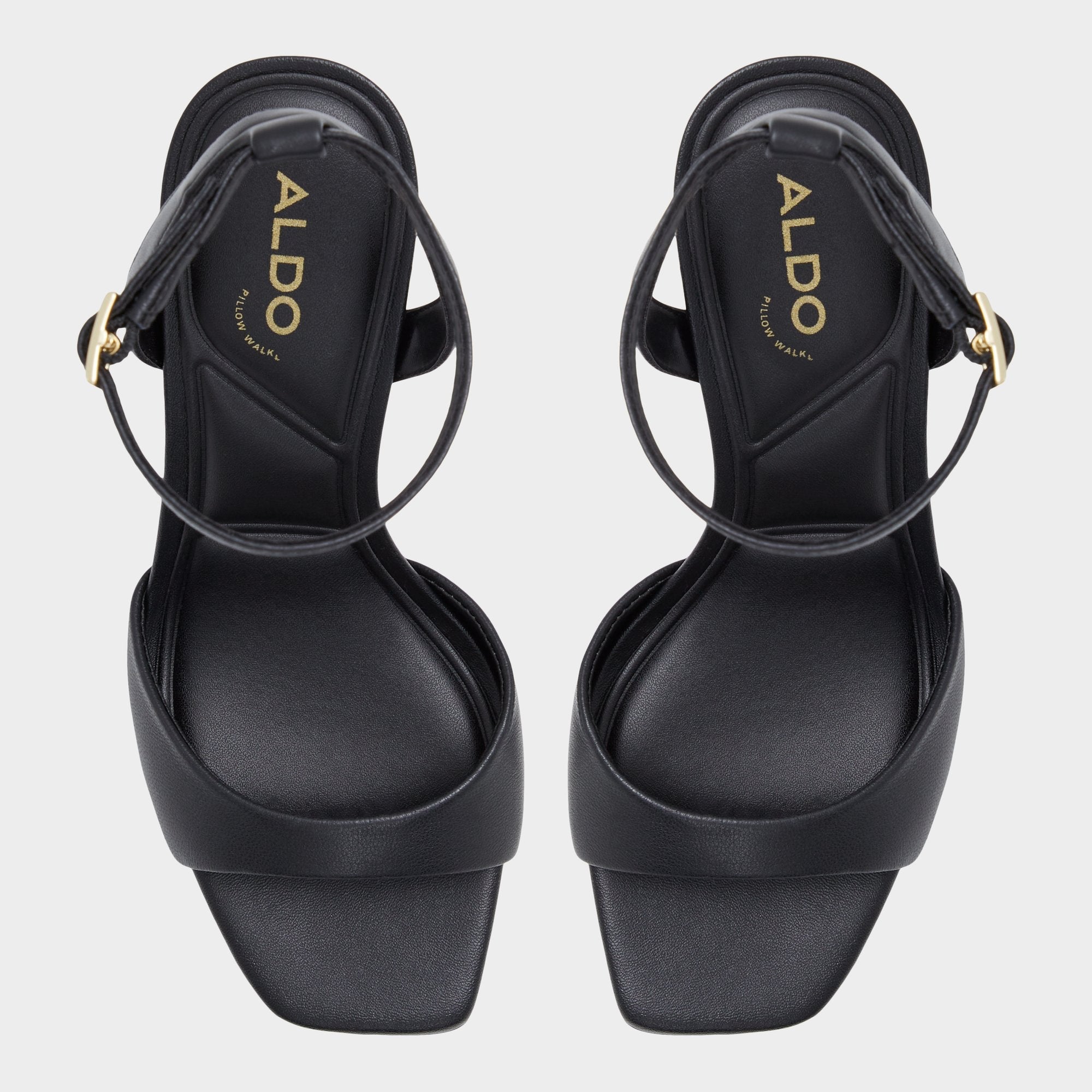 Sake Black Women's Strappy sandals - Strappy heeled sandal | Aldo sale