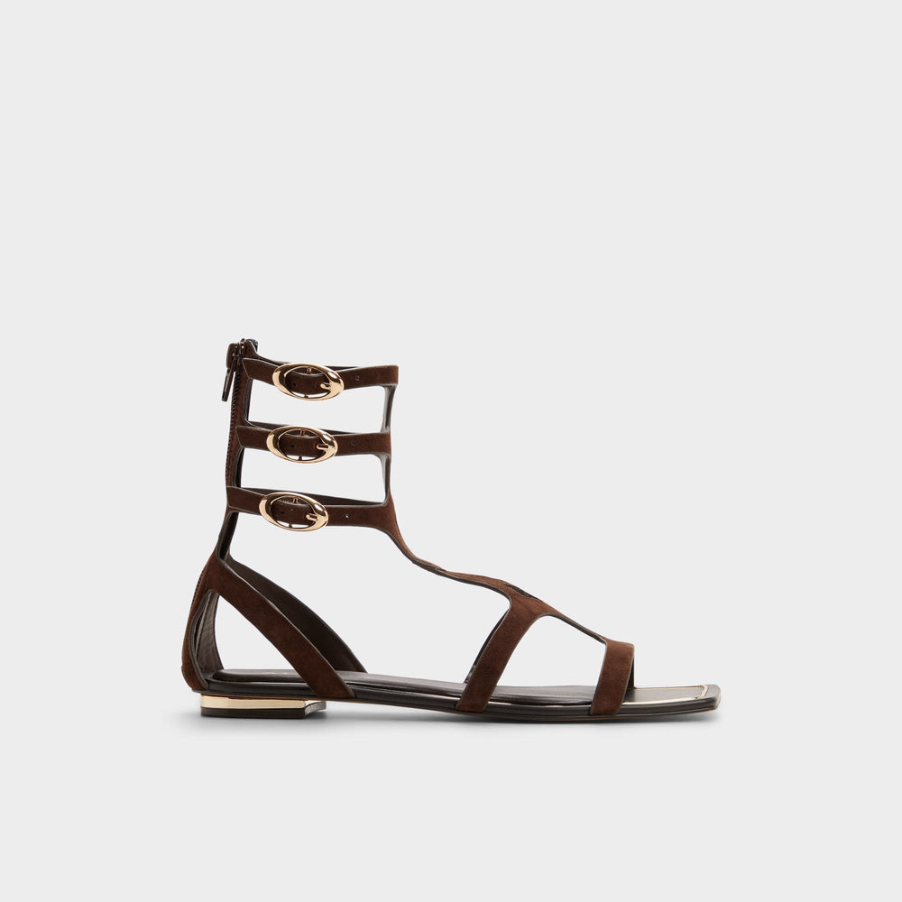 Marisea in Dark Brown - Gladiator sandal | Aldo discount