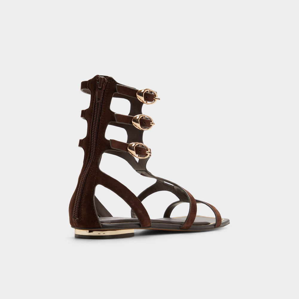 Marisea in Dark Brown - Gladiator sandal | Aldo discount