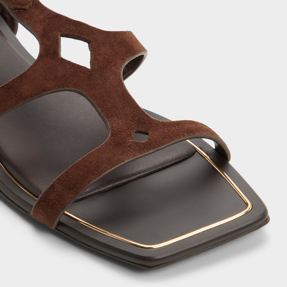Marisea in Dark Brown - Gladiator sandal | Aldo discount