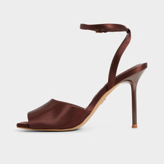 Kaiasien in Dark Brown 14151897 - Strappy heeled sandal, Stiletto heel | Aldo on sale