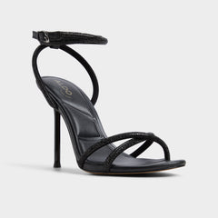 Manaelden Black Women's Strappy sandals - Strappy heeled sandal, Stiletto heel | Aldo for sale