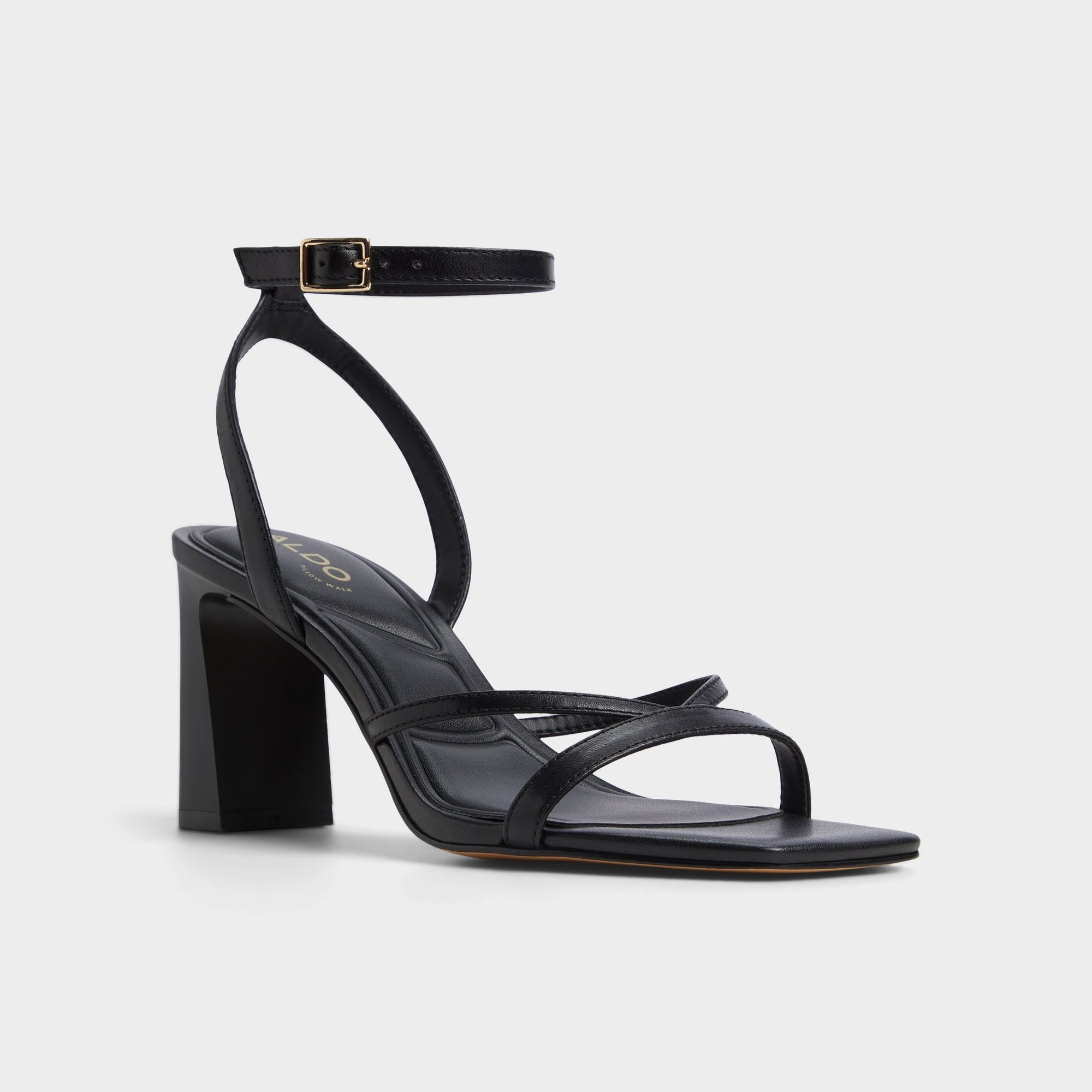 Stellare Other Black Women's Block heels - Strappy heeled sandal, Block heel | Aldo online