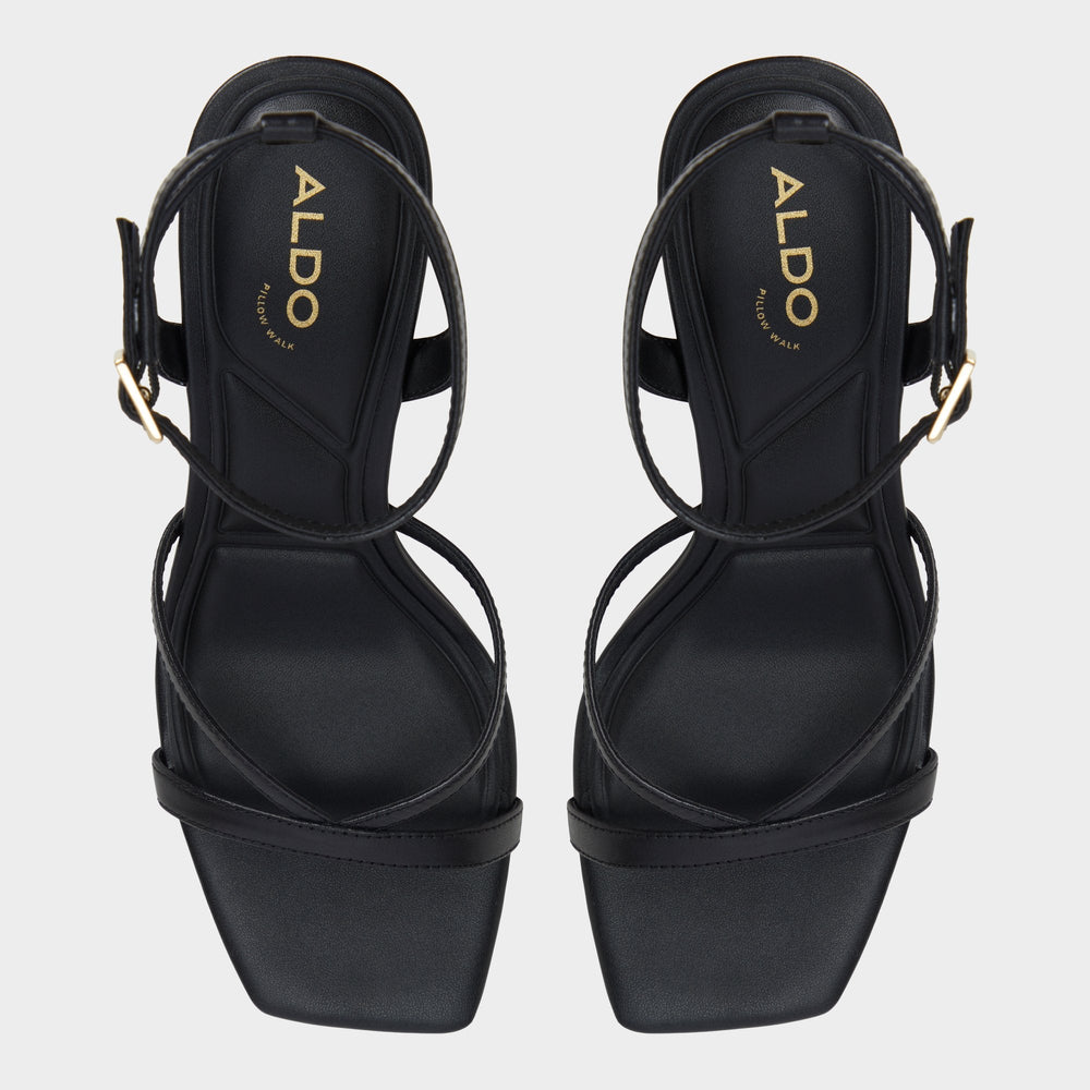 Stellare Other Black Women's Block heels - Strappy heeled sandal, Block heel | Aldo online
