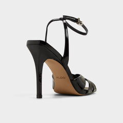 Meteora in Black - Strappy heeled sandal, Stiletto heel | Aldo discount